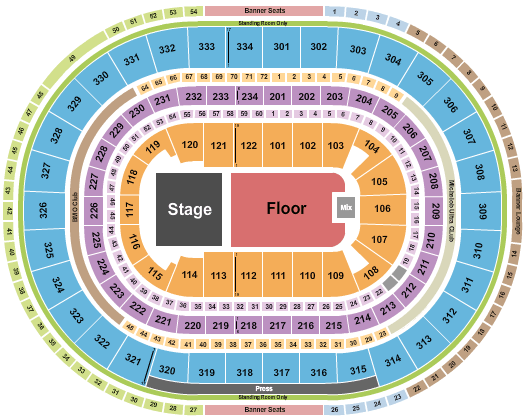 United Center Olivia Rodrigo Seating Chart